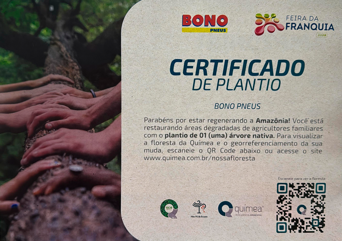 Bono Pneus marca presença na Feira de Franquias de Porto Alegre e reafirma compromisso com a sustentabilidade