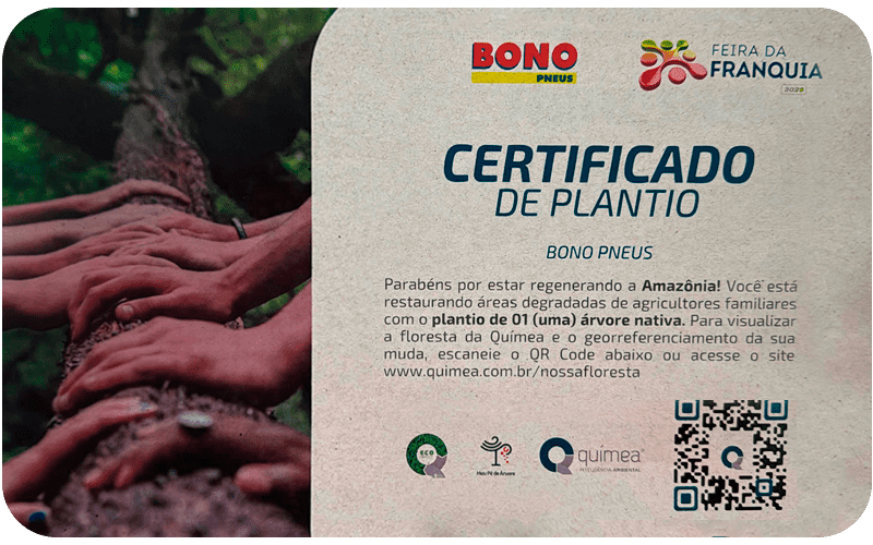 Bono Pneus marca presença na Feira de Franquias de Porto Alegre e reafirma compromisso com a sustentabilidade