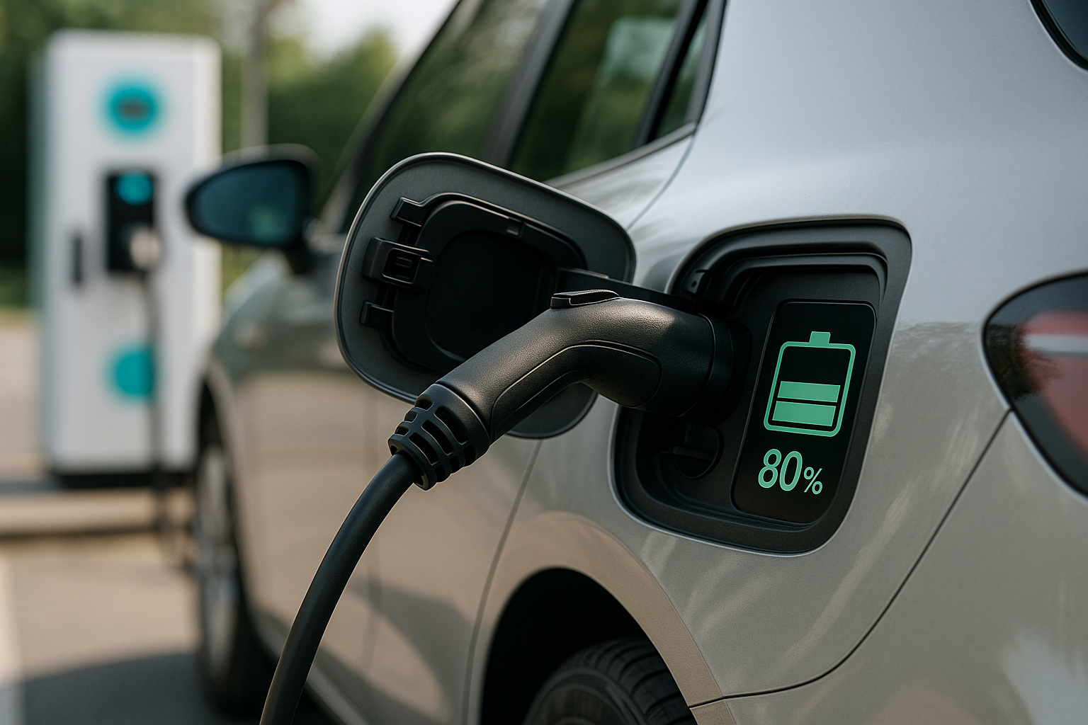 O Segredo dos 80%: Por Que a Recarga de Carros Elétricos Não Vai Até 100%?